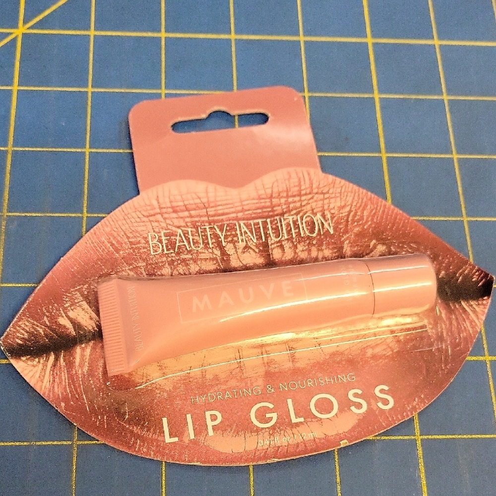 Beauty Intuition Mauve Lip Gloss 12ml New Sealed Package